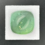 Tourmaline 38.73 ct | 19 x 19 mm Cushion Cabochon | Bluish Green | Minas Gerais, Brazil - Image 2
