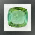 Tourmaline 38.73 ct | 19 x 19 mm Cushion Cabochon | Bluish Green | Minas Gerais, Brazil - Image 3