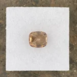 Zircon  3.16 ct | Cushion | Creamy Orange | Ilakaka, Madagascar - Image 3