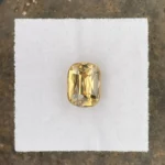 Zircon  3.29 ct | Cushion | Golden Straw Yellow | Ilakaka, Madagascar - Image 4