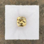 Zircon  3.44 ct | Cushion | Golden Straw Yellow | Ilakaka, Madagascar