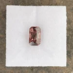 Zircon  2.40 ct | Emerald Cut | Pinkish Brown | Ilakaka, Madagascar