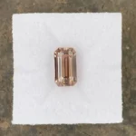 Zircon 3.15 ct | Emerald Cut | Pinkish Brown | Ilakaka, Madagascar - Image 4