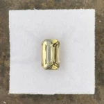 Zircon 3.26 ct | Emerald Cut | Greenish Yellow | Ilakaka, Madagascar - Image 4