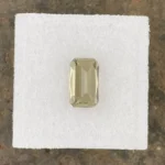 Zircon 3.26 ct | Emerald Cut | Greenish Yellow | Ilakaka, Madagascar - Image 3