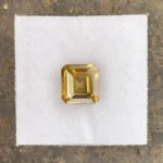 Zircon  3.40 ct | Emerald Cut | Honey Yellow | Ilakaka, Madagascar - Image 2